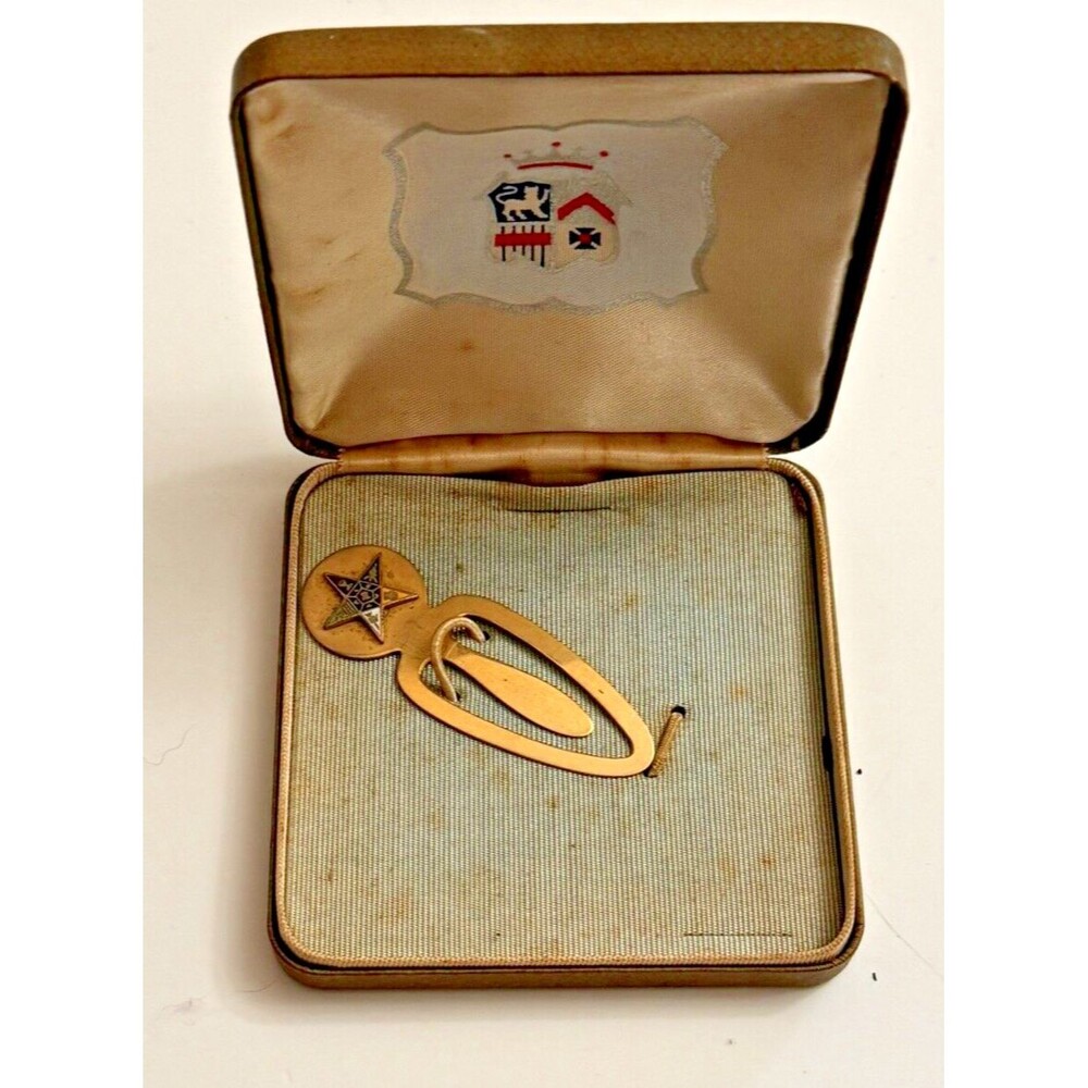 Vintage Order of the Eastern Star Bookmark Bible Ritual Collectible